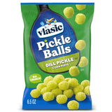 Vlasic Pickle Balls Dill Pickle Flavored Corn Puffs 6.5 oz – Fun Pickleball-Shaped Corn Puffs for Kids' Sports Snack Packs