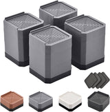 Stackable Bed Risers 4000 lb Capacity – Stable, No-Wobble Lift for Seniors and Mobility Support
