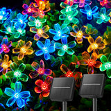 Brightown Fairy String Lights Cherry Blossom – Warm White Mood Lighting for Bedroom Canopy and Living Room Shelves