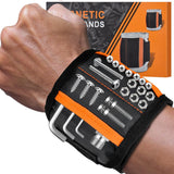 Tmacker Magnetic Wristband – Lightweight 3rd Hand for Carpenters Auto Mechanics and Construction Pros on the Job