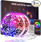 LEBOSP RGB LED Lights – Effortless Neutral Mood Lighting, Tool-Free Peel & Stick Strip