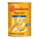 Bauducco Vanilla Wafer Rolls - Countertop-Sized Gourmet Treat for a Cozy, Styled Kitchen, 14.1 oz