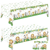 QIYANPAX Sports Themed Plastic Tablecloths – Creative Housewarming & Birthday Gift for Party Hosting Parents, Set of 4