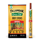 Tillamook Country Smoker Zero Sugar Beef Sticks – Stocking Stuffer and Care Package Snack for Outdoor Lovers