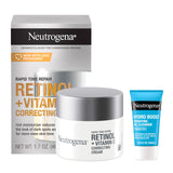 Neutrogena Minimal-Step Anti-Aging Cream with Retinol + Vitamin C, Simplified Nighttime Face Moisturizer