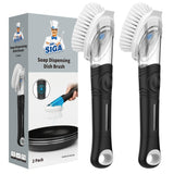MR.SIGA Ergonomic Dish Brush Designed for Arthritis-Friendly, Low-Strain Hand Use