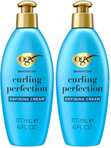 OGX Argan Oil of Morocco Curl-Defining Cream – Spa-Like Bathroom Ritual for Natural Curls, Paraben-Free and Sulfate-Surfactant-Free