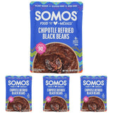 Somos Refried Chipotle Black Beans 10 oz – Housewarming Gift Basket Staple for New Homeowners