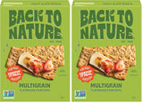 Back to Nature Multigrain Flax Seeded Flatbread Crackers – Simple Whole-Grain Cracker for Uncluttered Snack Shelves