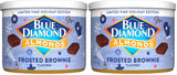 Blue Diamond Almonds Frosted Brownie Holiday Snack Nuts, 6 oz Resealable Can – Portion-Controlled Sweet Snack for Desk Drawer and Home Coffee Station