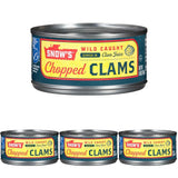 Snow's Ocean Chopped Clams 51 oz Can - Nourishing Lean Seafood for Low-Carb Lifestyle and Meal Planning