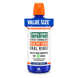 TheraBreath Healthy Gums Oral Rinse – Clean-Ingredient Rinse for an Intentional Daily Routine, Clean Mint