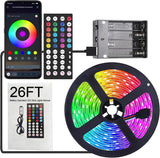 [Brand Name] Waterproof Ready RGB Strip – RV Awning and Patio Party Lighting, 26ft Wireless