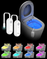 LumiGuard Motion Sensor Toilet Light – Melatonin Safe LED for Restful Sleep Routine
