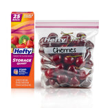 Hefty Expand and Fill Sandwich Bags – Secure Double Zipper Seal for Worry-Free Food Storage, 130 Count