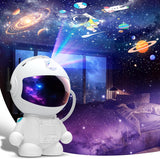 [Brand Name] Astronaut Star Projector – Simple One-Piece Decor, Uncluttered Bedroom Lighting with Timer