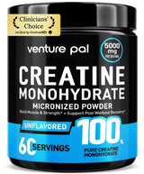 Venture Pal Micronized Creatine – Unflavored Brain Boost for Office Desks and Home Workstations
