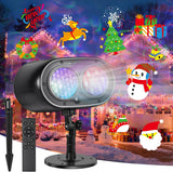 AIMENGME Fire-Free Christmas and Halloween Light – Cool-Run LED Projector Safe Around Kids and Pets