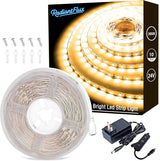 LumGlow Low-Profile LED Tape – Effortless Closet & Shelf Illumination, 6000K White for Less-Is-More Home Design