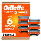 Gillette Fusion5 Universal Fit Blades – Streamlined Replacement Cartridges, No Extra Tools Needed