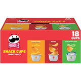 Pringles Variety Pack Snack Cups, 18 Count – Mess-Free Snacks for Backyard BBQs and Patio Parties