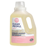 The Clean People Baby Unscented Wash - Skin-Safe Detergent for Allergy-Conscious Homes, 100 Load Concentrated