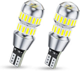 AUXITO 24-SMD LED Bulbs for Worry-Free Car Light Upgrade, No Dashboard Error Code 6000K White for Map Dome and Courtesy Sockets, Pack of 2