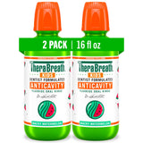 TheraBreath Kids Anticavity Mouthwash, Free from Parabens, Gluten and Artificial Dyes – Organic Watermelon Rinse for a Clean Personal Care Routine