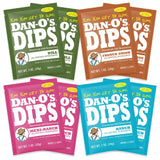 Dan-O's Dips 8-Pack – Kid-Friendly Snack Seasoning for Lunchboxes and After-School Plates