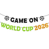 Game On World 2026 Cup Banner – Birthday Gift for the Football Obsessed Host Country 2026 Celebration