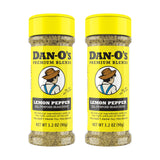 Dan-O's Lemon Pepper Seasoning – Mindful Eating Seasoning for Air Fryer Wellness Kitchens, Real Citrus Blend