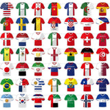 Soccer Bunting Banner – Housewarming Present for the Host Who Throws Watch Parties, 49 Country Flag Set