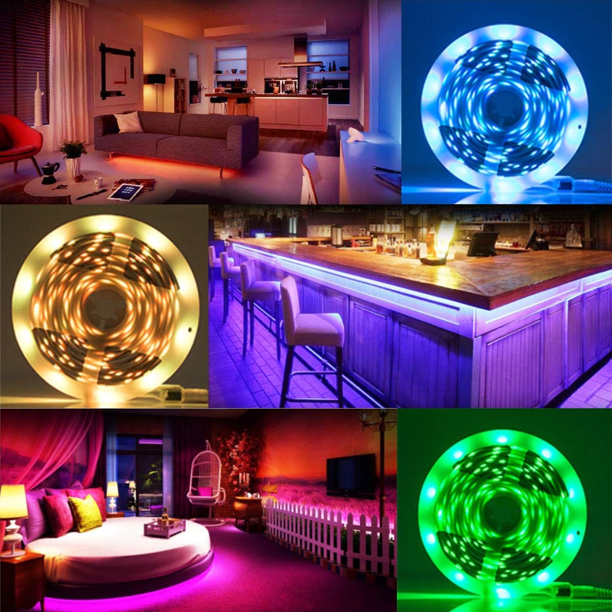 Tenmiro LED Strip Lights – Simple LED Strip for Modern Home, Neutral Ambient Backlight for TV and Shelves