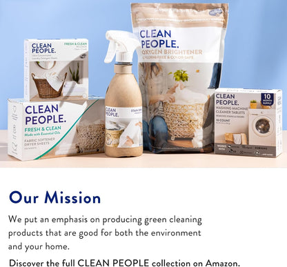 The Clean People Baby Unscented Wash - Skin-Safe Detergent for Allergy-Conscious Homes, 100 Load Concentrated