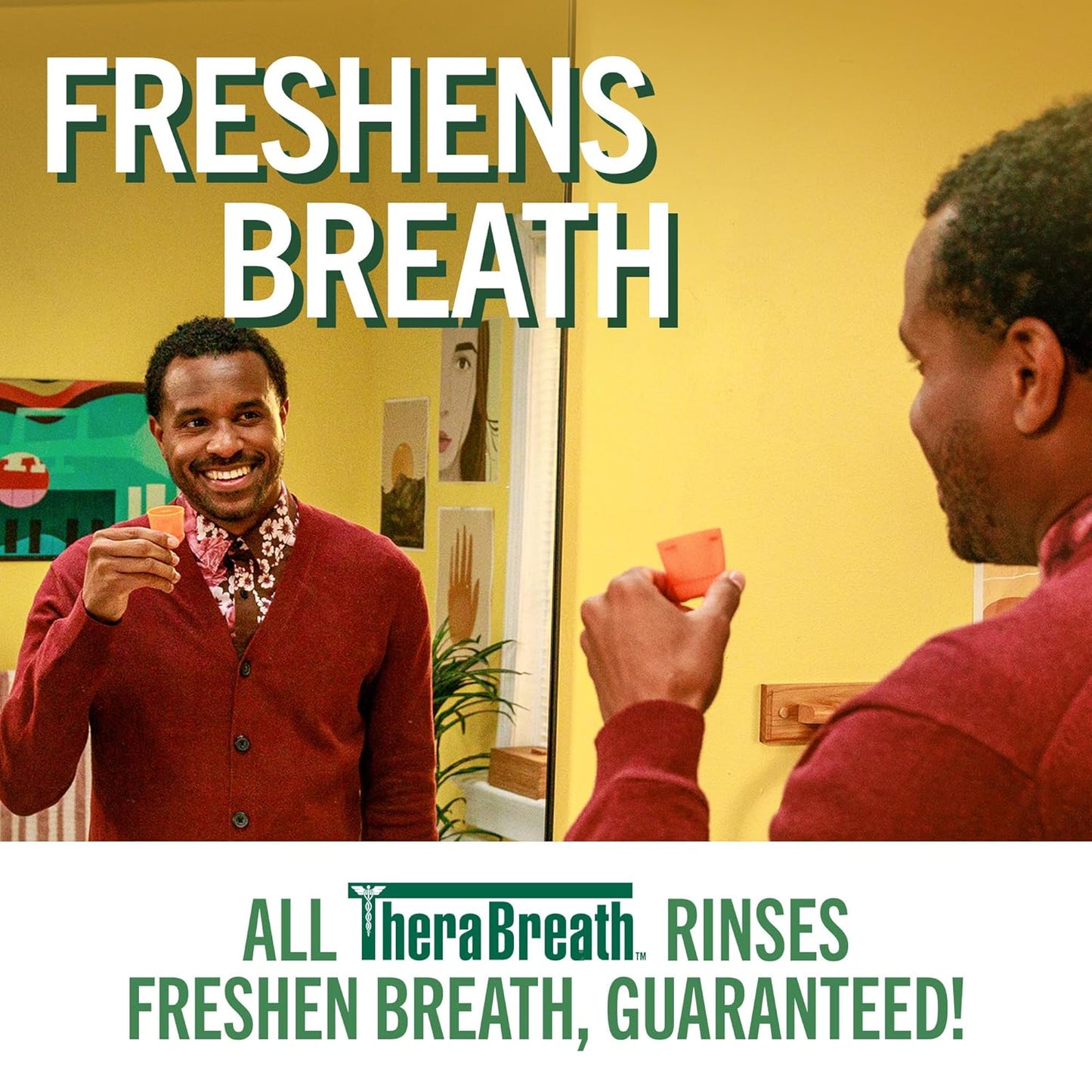 TheraBreath Rainforest Mint Rinse – Premium Oral Care Gift Set for Mom, Housewarming, and Valentine's Day