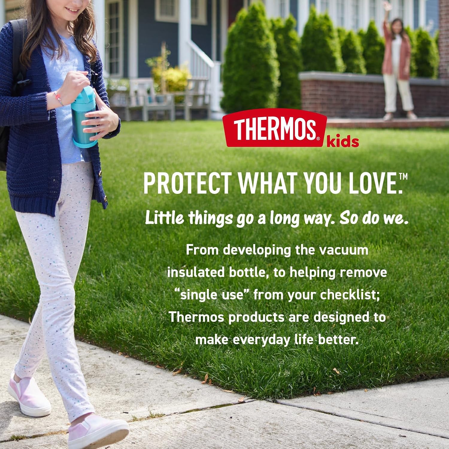 THERMOS FUNTAINER Insulated Kids Bottle – Shatter-Resistant Stainless Steel for Worry-Free School and Playground Use