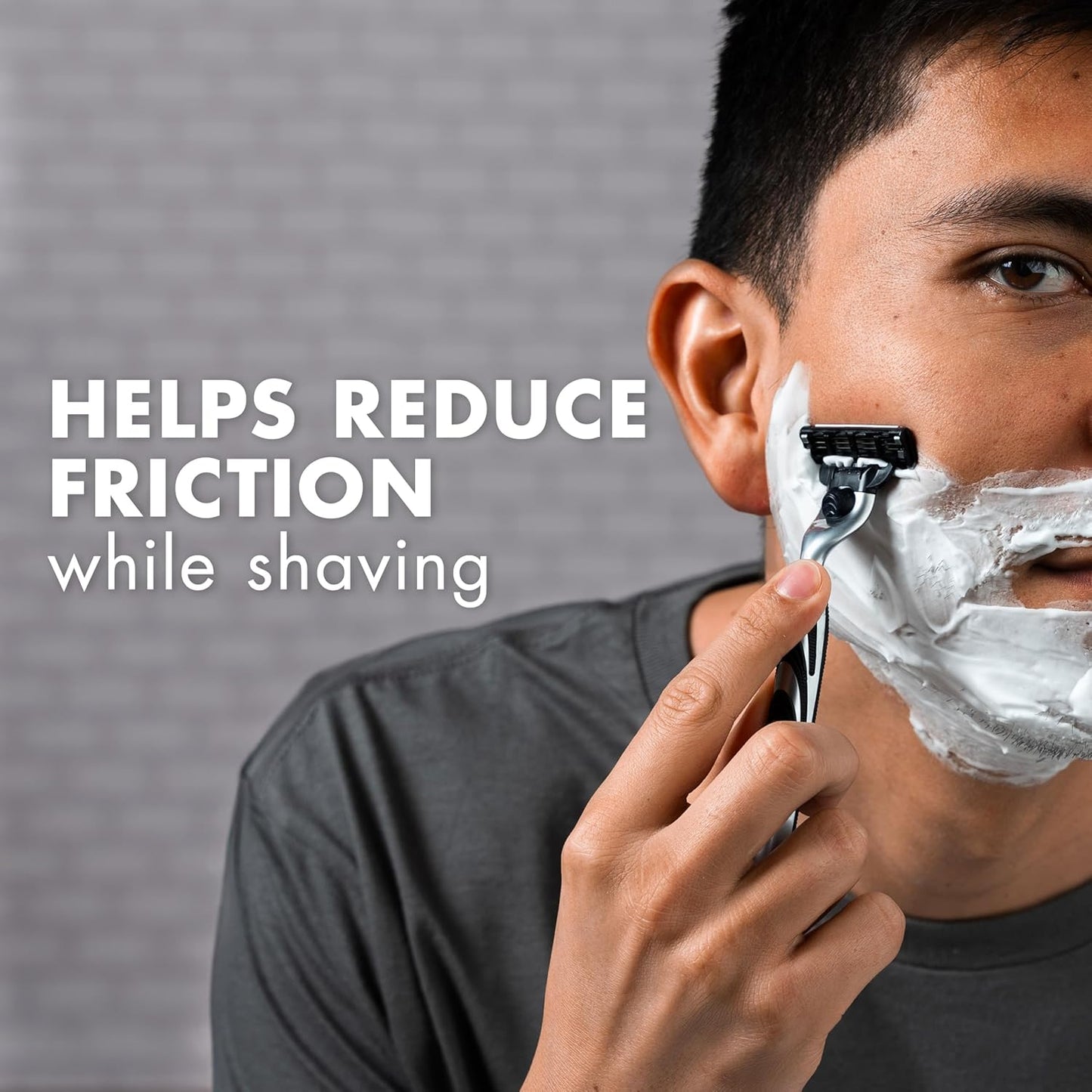 thick, extra-rich creamy lather for close, comfortable coverage