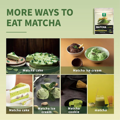 TIAN HU SHAN Culinary Matcha Powder – Antioxidant-Rich Self-Care Staple for Vegan Pantries, Rejuvenating Hot and Iced Drinks