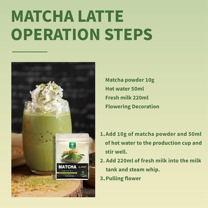 TIAN HU SHAN Culinary Matcha Powder – Antioxidant-Rich Self-Care Staple for Vegan Pantries, Rejuvenating Hot and Iced Drinks