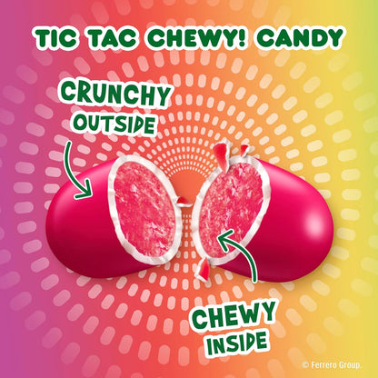 Tic Tac Chewy! Fruit Adventure Candy – Gluten-Free Kids Snack for Lunchboxes and Playdates, 7 oz