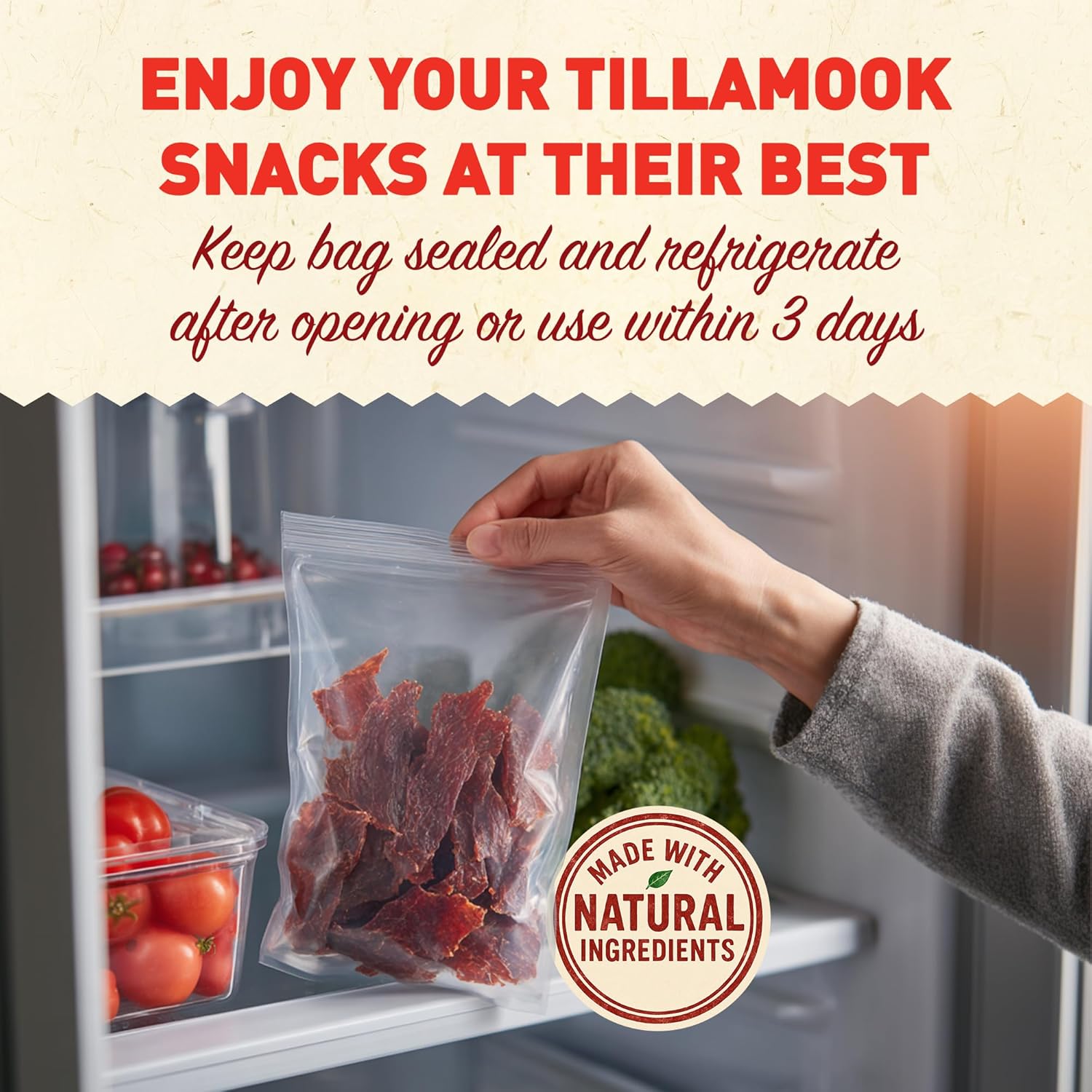 Tillamook Country Smoker Italian Style Sausage Sticks – Portable Snack for Hunters and Cyclists, Hardwood Smoked Beef and Pork