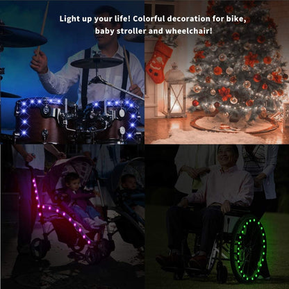 TINANA LED Tire Strip Lights – High-Visibility Wheel Lights That Help Drivers Spot You in Total Darkness