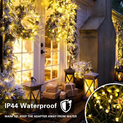 Toodour Color Changing String Lights – Christmas Gift for Couples and Parents, Waterproof Indoor Outdoor Lights