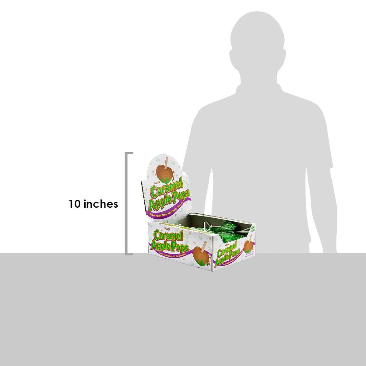 Tootsie Roll Caramel Apple Suckers – Hostess Gift and Housewarming Candy Bowl Filler, Bulk 48 Wrapped Pops
