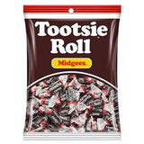 Tootsie Roll Midgees 6.5 oz Party Pack - Parent-Approved Individually Wrapped Chocolate Candy for Playdate Snacks and Trick-or-Treat Buckets