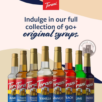 Torani Caramel Syrup with Pump – Quick Consistent Flavor for the Work-From-Home Coffee Ritual