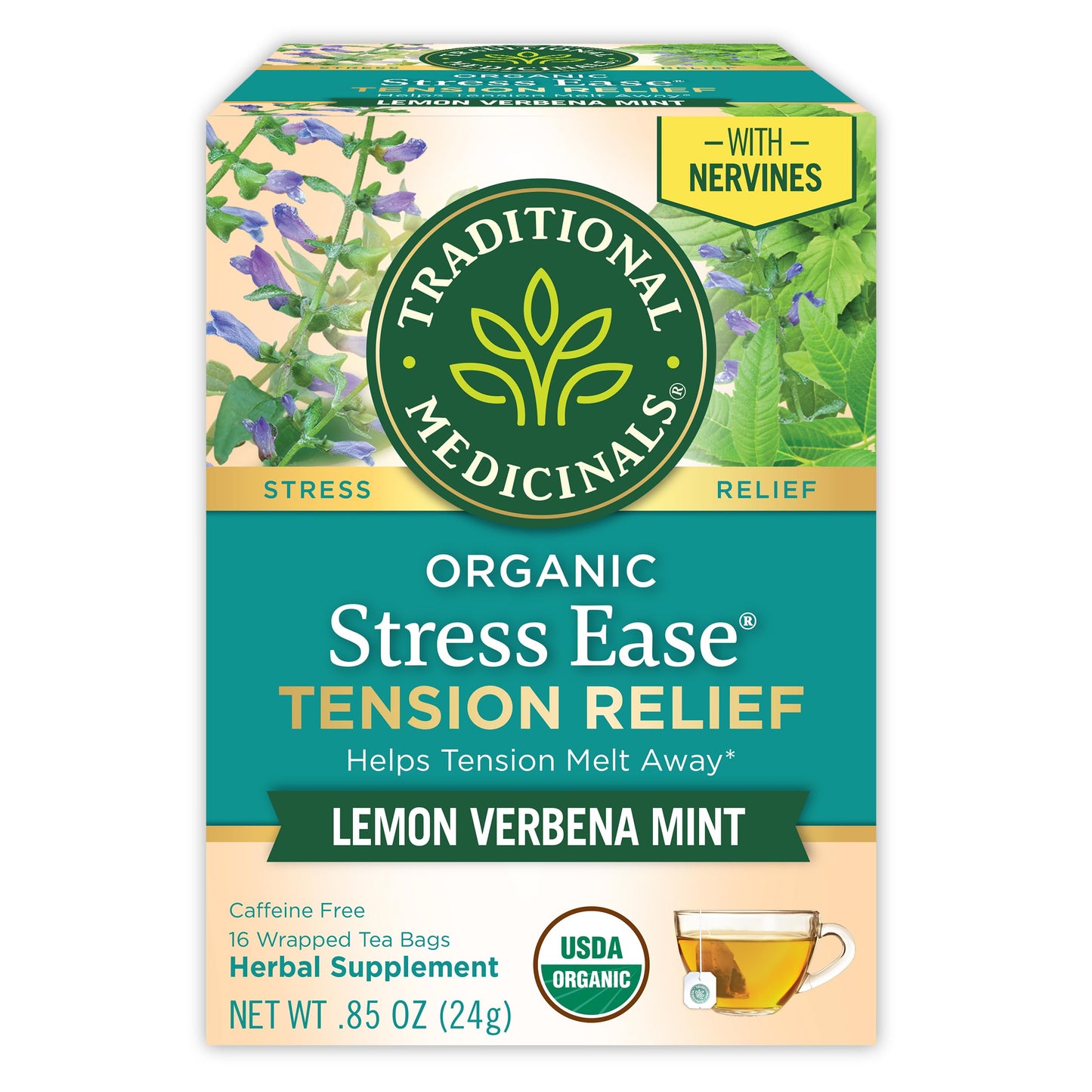 Traditional Medicinals Organic Calming Tea – Self-Care Holiday Gift Basket Addition for the Overworked Woman
