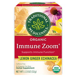 Traditional Medicinals Organic Immune Zoom Lemon Ginger Tea - Less-Is-More Pantry Tea for the Curated Kitchen