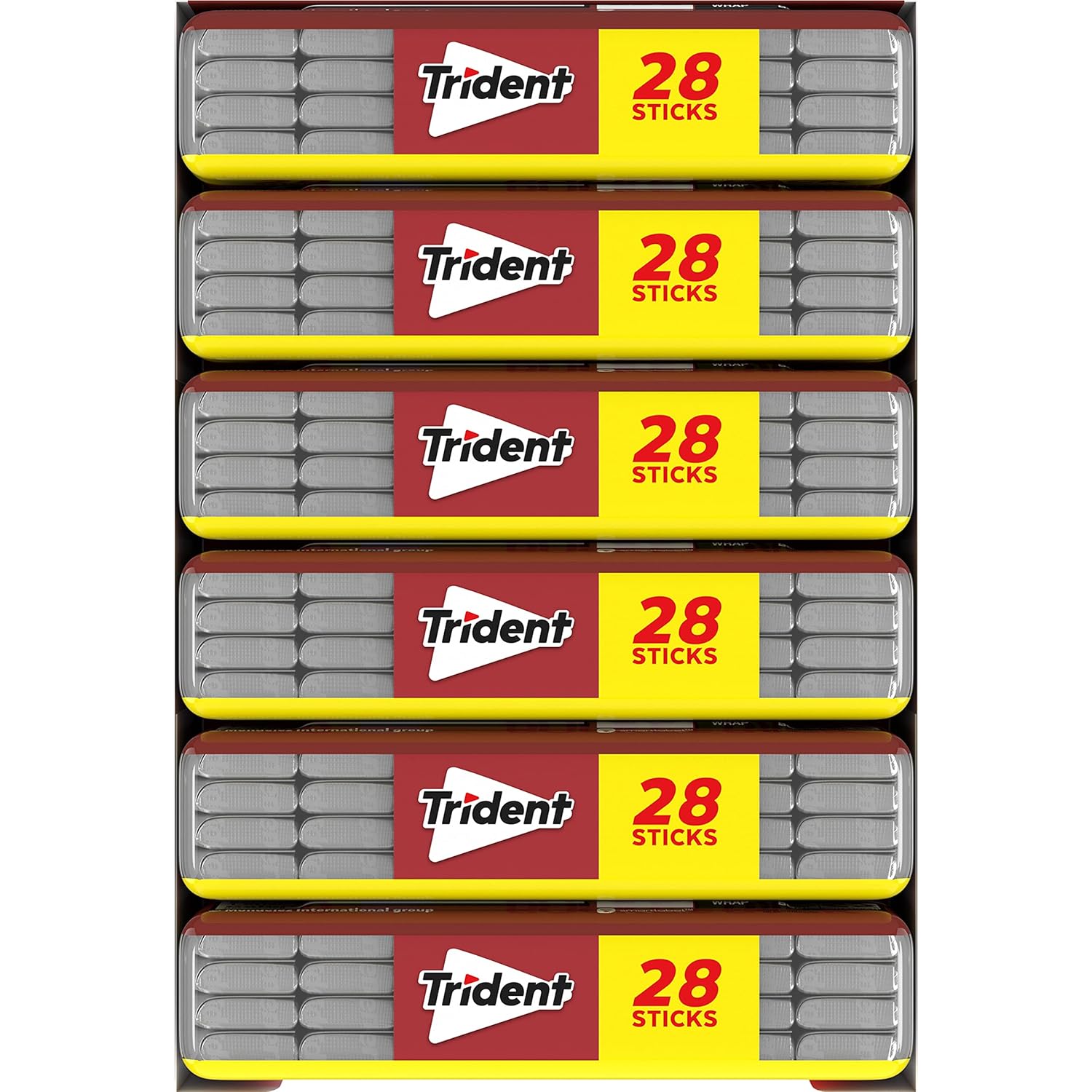 Trident Spearmint Sugar-Free Gum – Home Office Focus Chewing Aid for ADHD Concentration Support