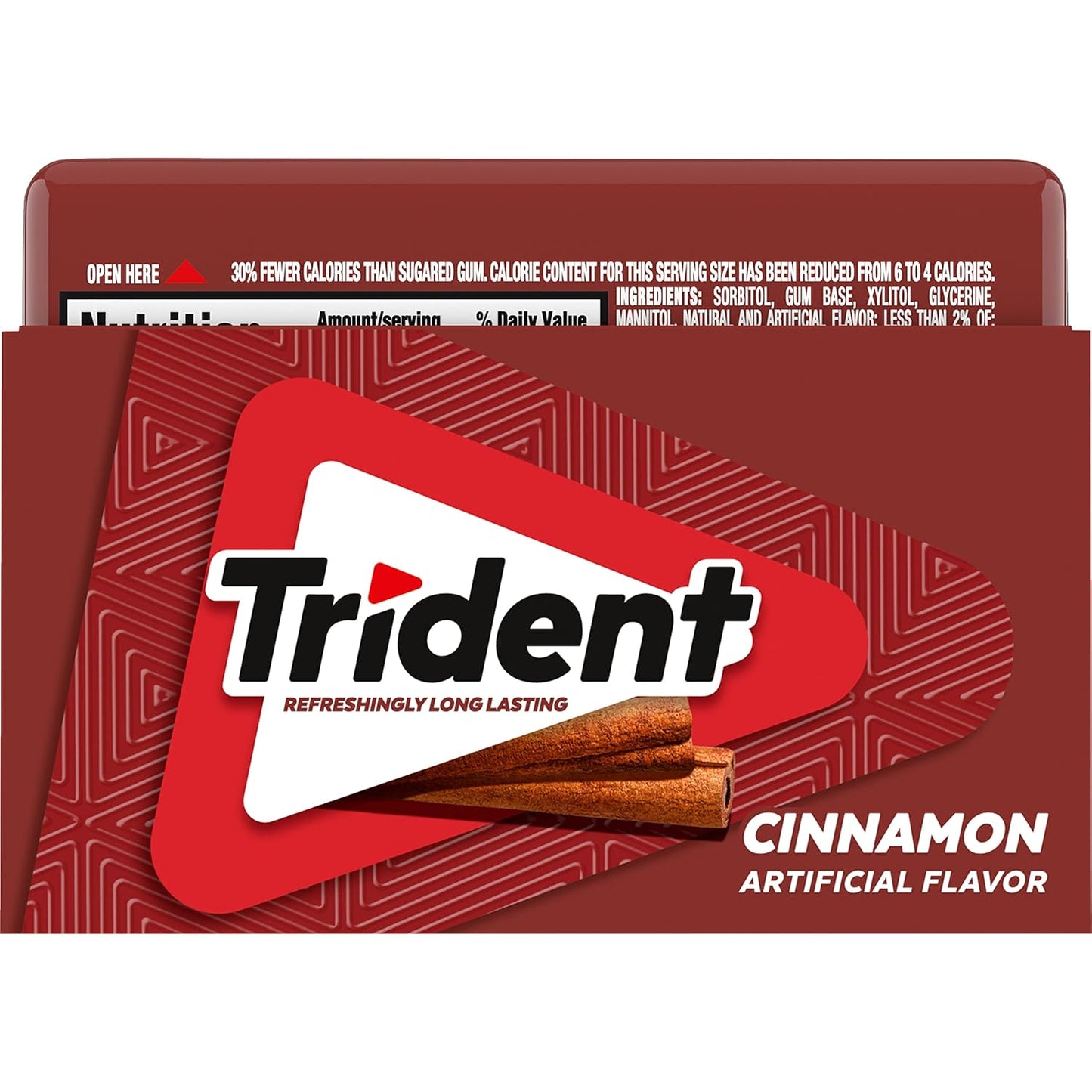 Trident Spearmint Sugar-Free Gum – Home Office Focus Chewing Aid for ADHD Concentration Support